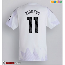 Moške Nogometnih dresov Manchester United Joshua Zirkzee #11 Gostujoči 2025-26 Kratki rokavi